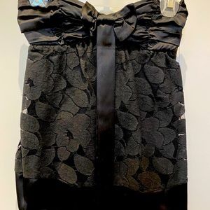 BEBE black off shoulders xs